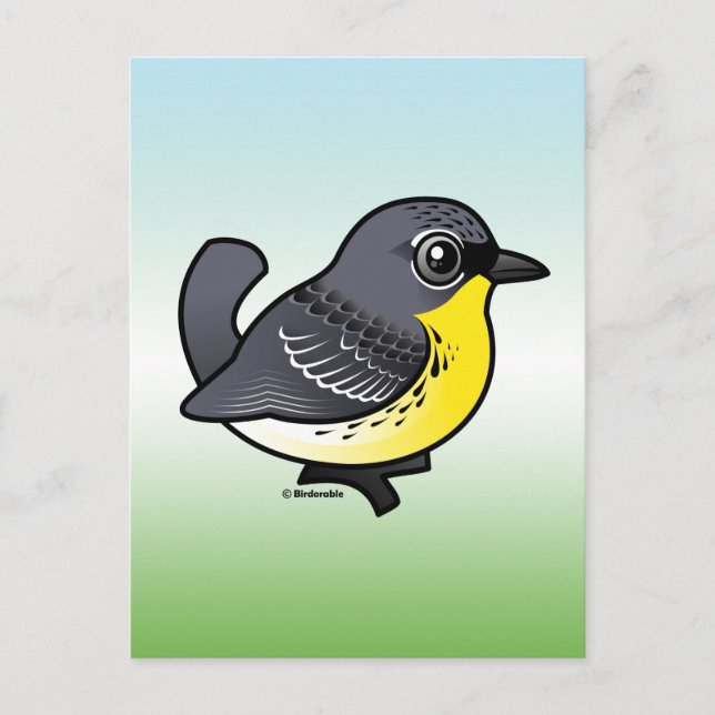Birdorable Kirtland's Warbler Postcard (Front)