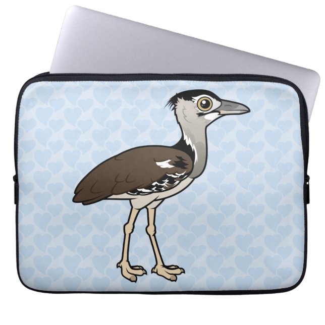 Birdorable Kori Bustard Laptop Sleeve (Front)