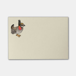 Birdorable Lesser Prairie-Chicken Post-it Notes