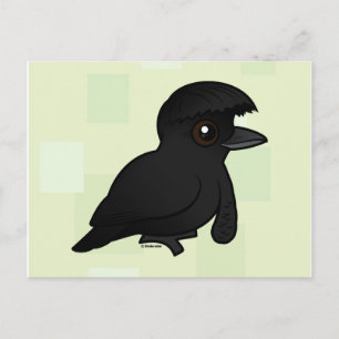 Birdorable Long-wattled Umbrellabird Postcard