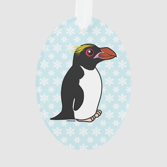 Birdorable Macaroni Penguin Ornament (Back)
