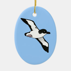Birdorable Newell's Shearwater flight Ceramic Tree Decoration