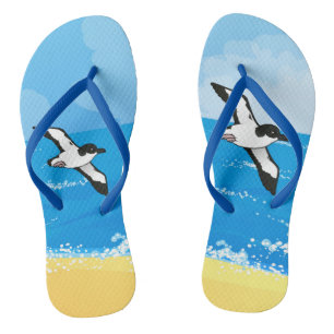 Birdorable Newell's Shearwater flight Flip Flops
