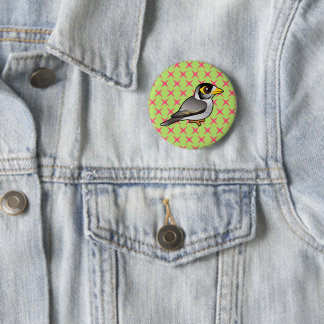 Birdorable Noisy Miner 6 Cm Round Badge
