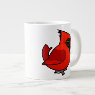 Birdorable Northern Cardinal Large Coffee Mug