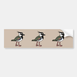 Birdorable Northern Lapwing Bumper Sticker