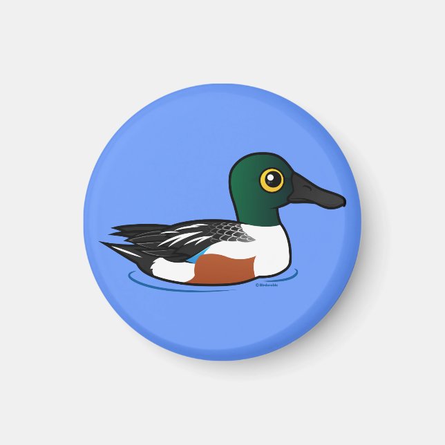 Birdorable Northern Shoveler Magnet (Front)