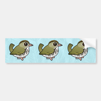 Birdorable Ovenbird Bumper Sticker