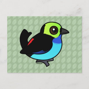 Birdorable Paradise Tanager Postcard
