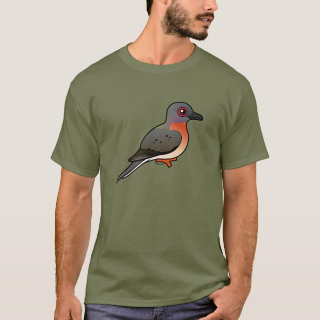 Birdorable Passenger Pigeon T-Shirt (Front)