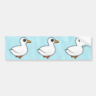 Birdorable Pekin Duck Bumper Sticker