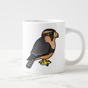 Birdorable Peruvian Aplomado Falcon Large Coffee Mug
