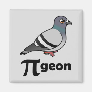 Birdorable PI-geon / Pigeon Pi Magnet