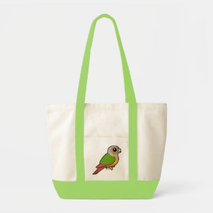Birdorable Pineapple Green-cheeked Conure Tote Bag