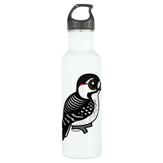 Birdorable Red-cockaded Woodpecker 710 Ml Water Bottle (Front)