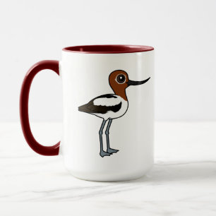 Birdorable Red-necked Avocet Cute Cartoon Bird Mug
