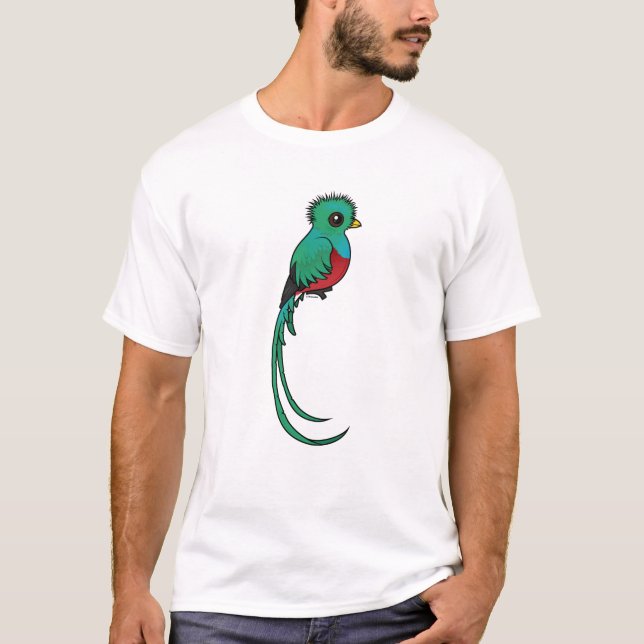 Birdorable Resplendent Quetzal T-Shirt (Front)