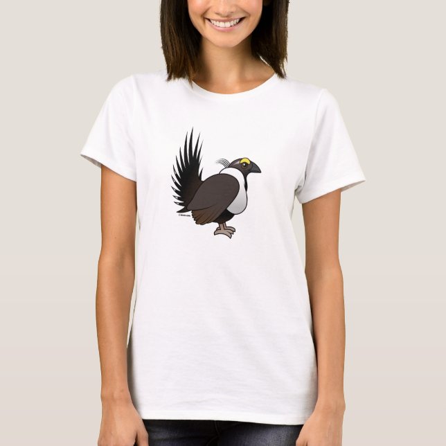 Birdorable Sage Grouse T-Shirt (Front)