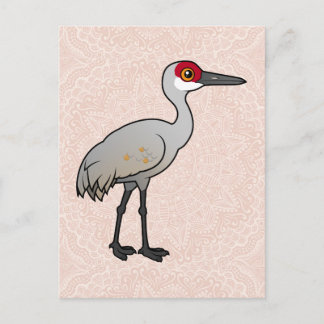 Birdorable Sandhill Crane Postcard