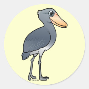 Birdorable Shoebill Classic Round Sticker