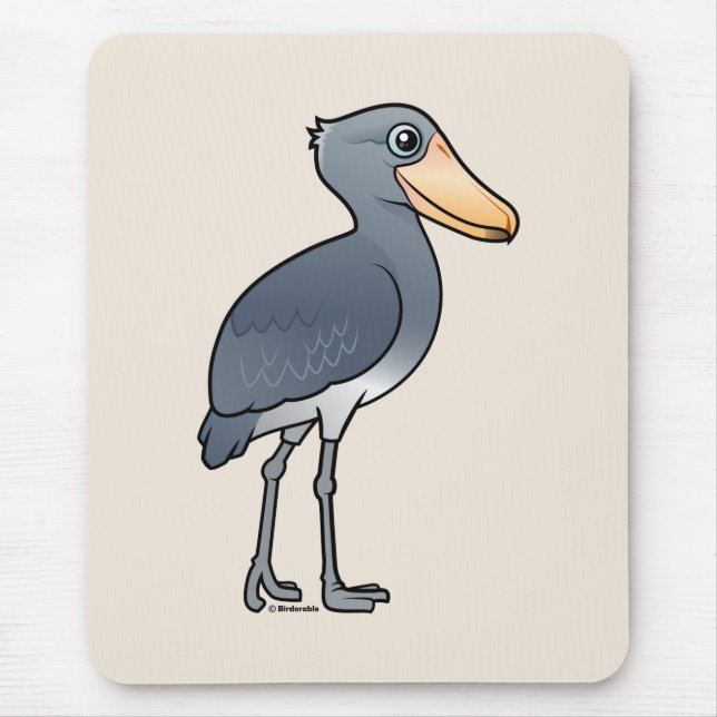 Birdorable Shoebill Mouse Mat (Front)