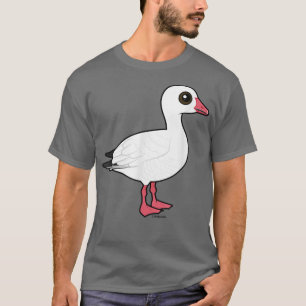 Birdorable Snow Goose  Cute Cartoon Waterfowl Bird T-Shirt