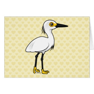 Birdorable Snowy Egret