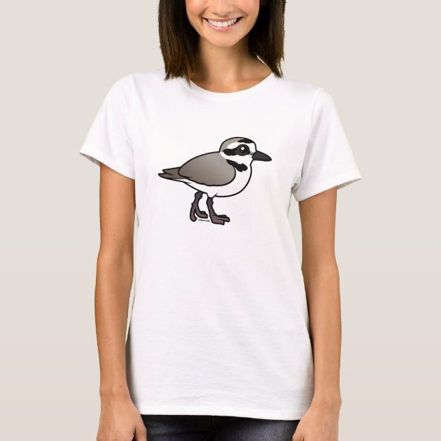 Birdorable Snowy Plover T-Shirt (Front)