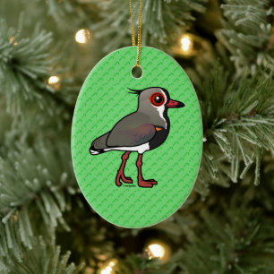 Birdorable Southern Lapwing Ceramic Tree Decoration