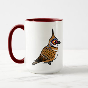 Birdorable Spinifex Pigeon Cartoon Bird Mug
