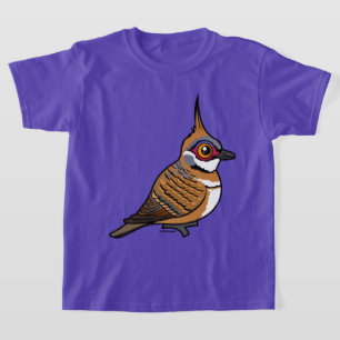 Birdorable Spinifex Pigeon Cartoon Bird T-Shirt