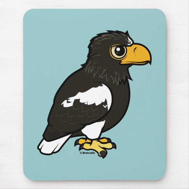 Birdorable Steller's Sea Eagle Mouse Mat (Front)