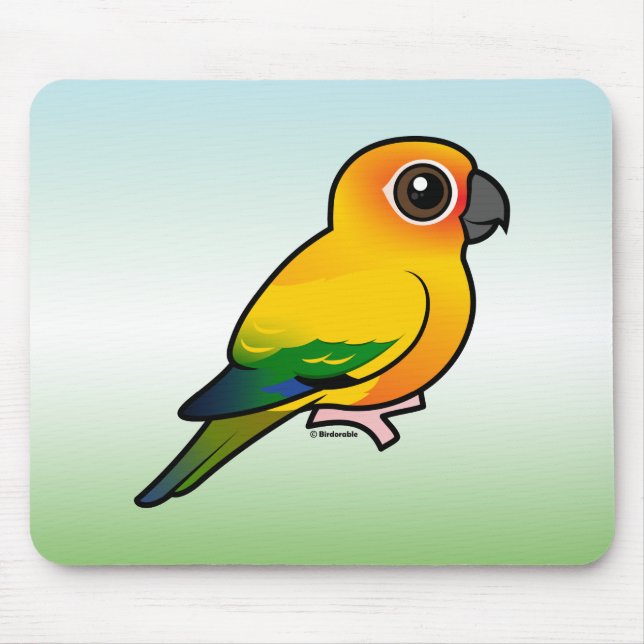 Birdorable Sun Parakeet Mouse Mat (Front)