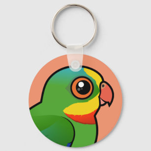 Birdorable Superb Parrot Key Ring