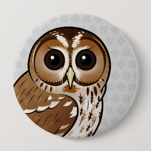 Birdorable Tawny Owl 10 Cm Round Badge
