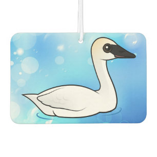 Birdorable Trumpeter Swan Car Air Freshener