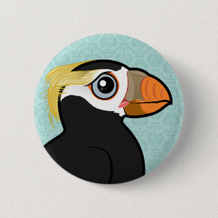 Birdorable Tufted Puffin 6 Cm Round Badge