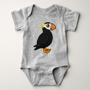 Birdorable Tufted Puffin Baby Bodysuit
