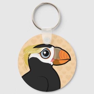 Birdorable Tufted Puffin Key Ring