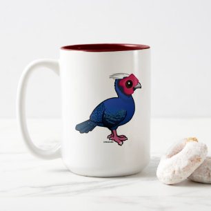 Birdorable Vietnam Pheasant Two-Tone Coffee Mug