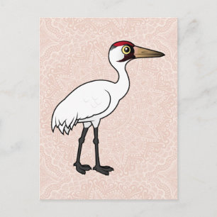 Birdorable Whooping Crane Postcard