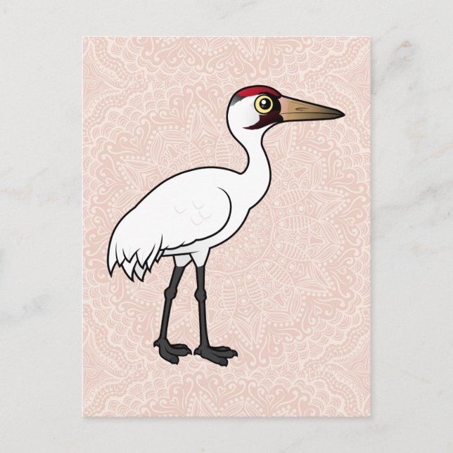 Birdorable Whooping Crane Postcard (Front)