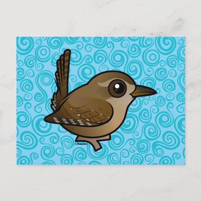 Birdorable Winter Wren Postcard (Front)
