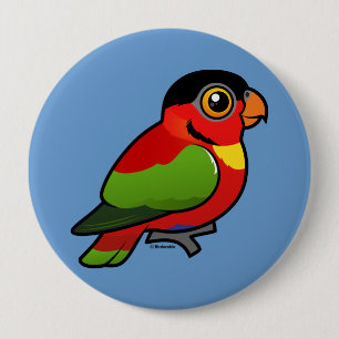 Birdorable Yellow-bibbed Lory 10 Cm Round Badge
