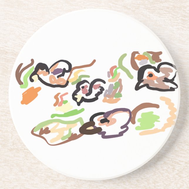 Birds and autumn coaster (Front)