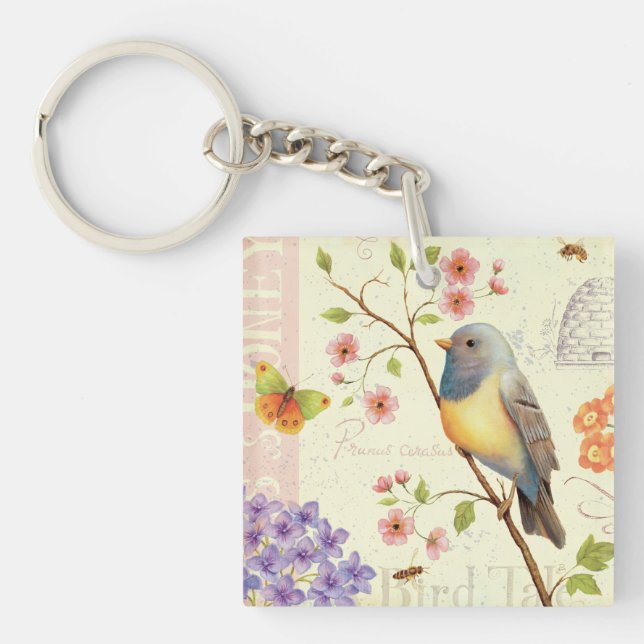 Birds and Bees Key Ring (Front)