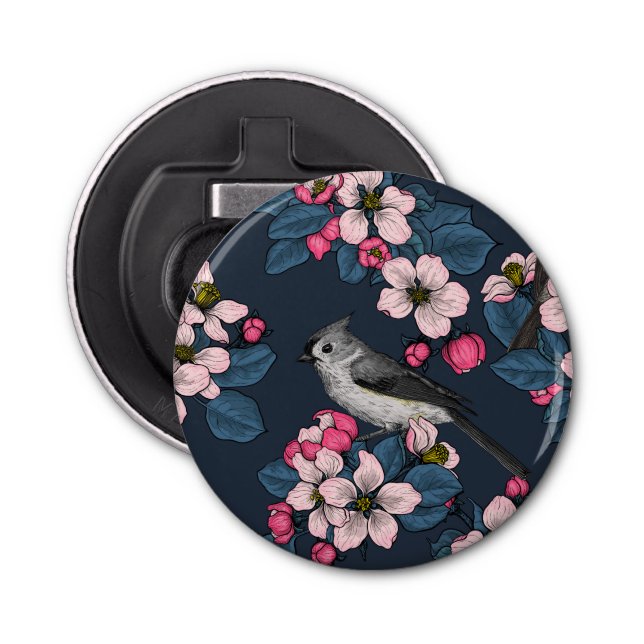 Birds and Blossoms Bottle Opener (Front)