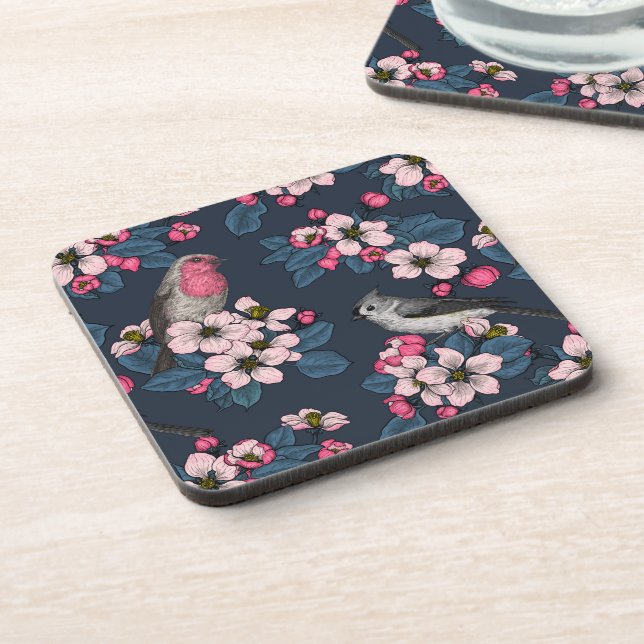 Birds and Blossoms Coaster (Left Side)