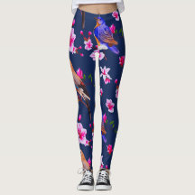 Birds and Blossoms Leggings