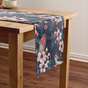 Birds and Blossoms  Short Table Runner